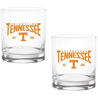Tennessee Volunteers Two-Pack 14oz. Established Rocks Glass Set