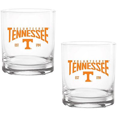 Tennessee Volunteers Two-Pack 14oz. Established Rocks Glass Set