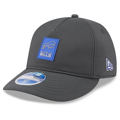 Men's New Era Charcoal Buffalo Bills 2025 Sideline Cold Weather Retro Crown 59FIFTY Fitted Hat