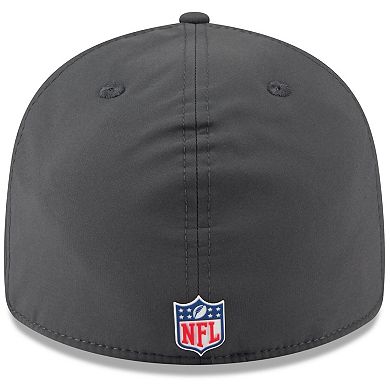 Men's New Era Charcoal Baltimore Ravens 2025 Sideline Cold Weather Retro Crown 59FIFTY Fitted Hat