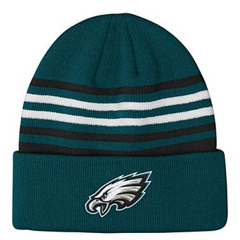Youth Outerstuff Midnight Green Philadelphia Eagles Essentials Cuffed Knit Hat