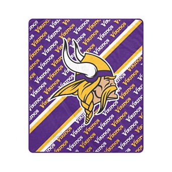 Pegasus Minnesota Vikings 50" x 60" Diagonal Lined Wordmark Ultra Soft Blanket