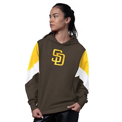 Women's Starter Brown San Diego Padres Scrimmage Pullover Hoodie