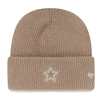 Men's '47 Tan Dallas Cowboys Foundational Cuffed Knit Hat