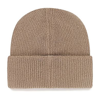 Men's '47 Tan Dallas Cowboys Foundational Cuffed Knit Hat