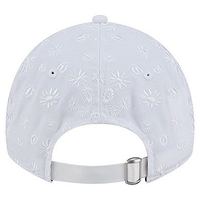 Women's New Era White Buffalo Bills Floral 9TWENTY Adjustable Hat