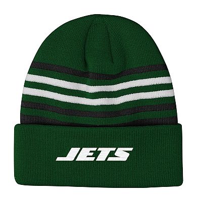 Youth Outerstuff Green New York Jets Essentials Cuffed Knit Hat