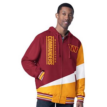 Men's G-III Sports by Carl Banks Burgundy/Charcoal Washington Commanders Dual Threat Reversable Full-Zip Hooded Jacket