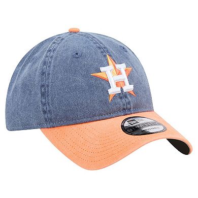 Men's New Era Navy/Orange Houston Astros Select 9TWENTY Adjustable Hat