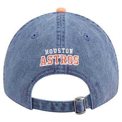 Men's New Era Navy/Orange Houston Astros Select 9TWENTY Adjustable Hat