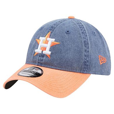 Men's New Era Navy/Orange Houston Astros Select 9TWENTY Adjustable Hat