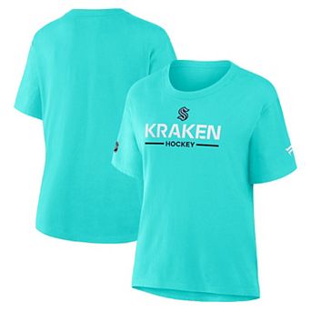 Women's Fanatics Ice Blue Seattle Kraken Authentic Pro Primary T-Shirt