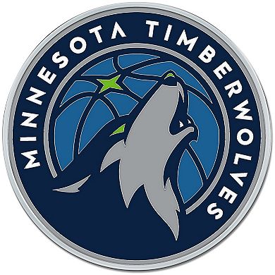 WinCraft Minnesota Timberwolves Colored Chrome Auto Emblem