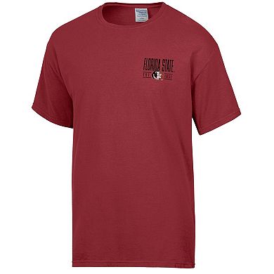Men's ComfortWash Garnet Florida State Seminoles Big Name T-Shirt