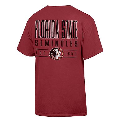 Men's ComfortWash Garnet Florida State Seminoles Big Name T-Shirt