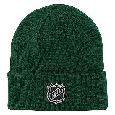 Youth Outerstuff Green Minnesota Wild 2.0 Essential Cuffed Knit Hat