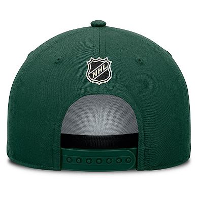 Men's Fanatics Green Minnesota Wild 25th Anniversary Alternate Authentic Pro A-Frame Adjustable Hat