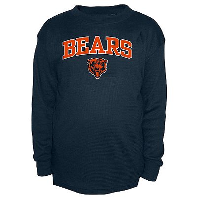 Men's Fanatics Navy Chicago Bears Big Tall Thermal Long Sleeve