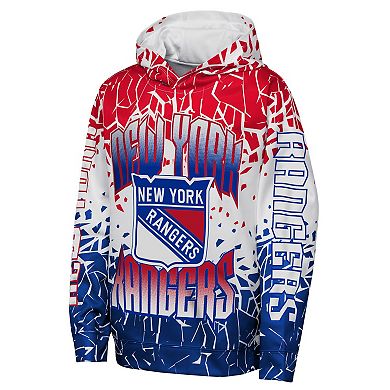 Youth Outerstuff Red New York Rangers Frozen Frenzy Hoodie