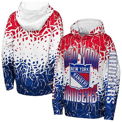 Youth Outerstuff Red New York Rangers Frozen Frenzy Hoodie