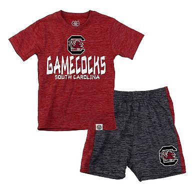 Toddler Wes & Willy South Carolina Gamecocks Cloudy Yarn T-Shirt & Shorts Set