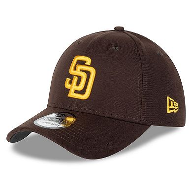 Men's New Era Brown San Diego Padres 2025 MLB Postseason Side Patch 39THIRTY Flex Hat