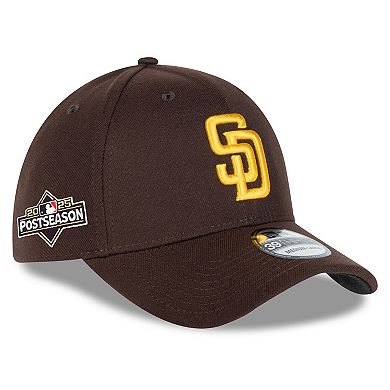Men's New Era Brown San Diego Padres 2025 MLB Postseason Side Patch 39THIRTY Flex Hat