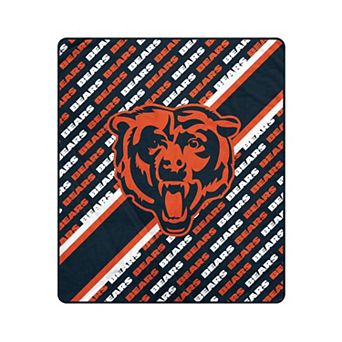 Pegasus Chicago Bears 50" x 60" Diagonal Lined Wordmark Ultra Soft Blanket
