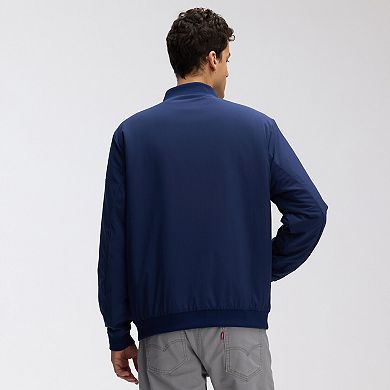 Men's Fanatics Navy Seattle Kraken Authentic Pro Road Lightweight Full-Zip Bomber Jacket