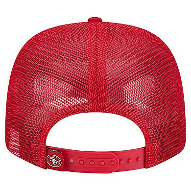 Men's New Era Scarlet San Francisco 49ers Team 9SEVENTY Adjustable Hat