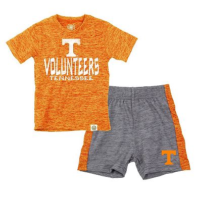 Toddler Wes & Willy Tennessee Volunteers Cloudy Yarn T-Shirt & Shorts Set