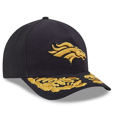 Men's New Era x Alpha Industries Black Denver Broncos A-Frame 9FORTY Adjustable Hat