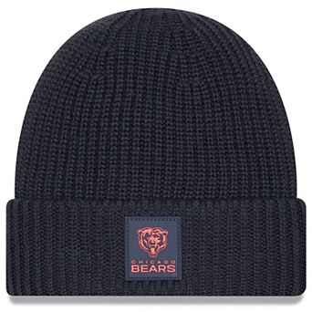 Men's New Era Charcoal Chicago Bears 2025 Sideline Cold Weather Cuffed Knit Hat