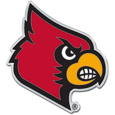 WinCraft Louisville Cardinals Colored Chrome Auto Emblem