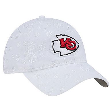 Women's New Era White Kansas City Chiefs Floral 9TWENTY Adjustable Hat