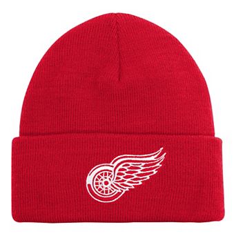 Youth Outerstuff Red Detroit Red Wings 2.0 Essential Cuffed Knit Hat