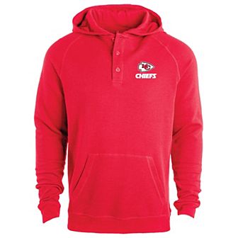 Men's Dunbrooke Red Kansas City Chiefs Montana Raglan Thermal Hoodie