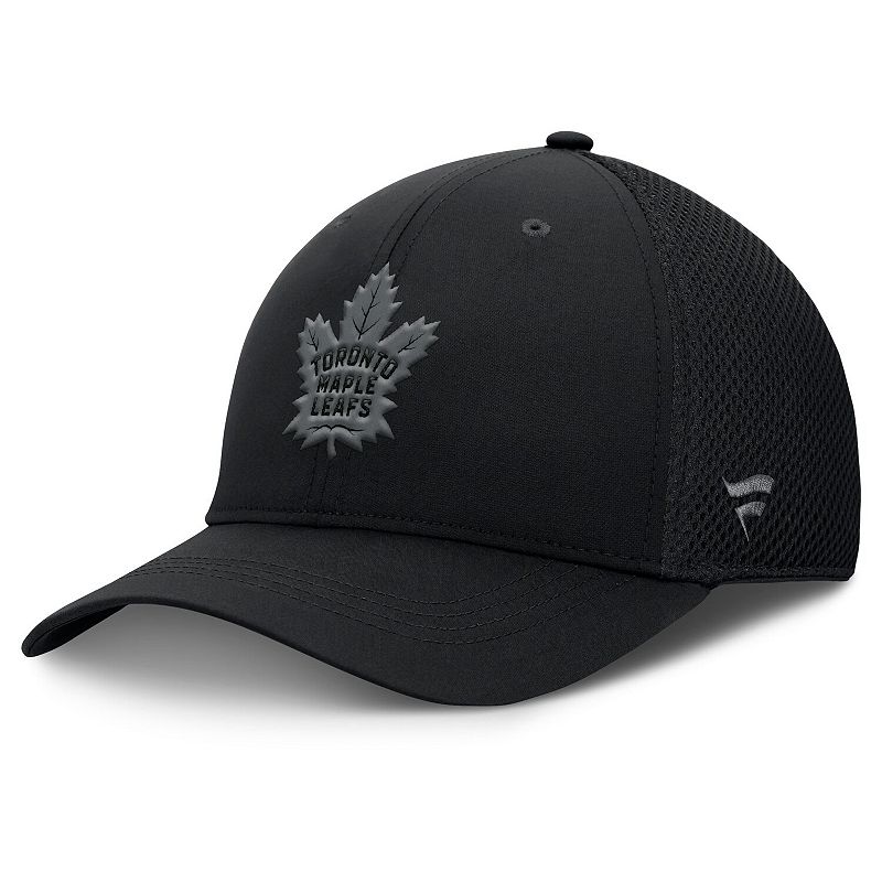 Men's Fanatics Black Toronto Maple Leafs Authentic Pro Road Flex Hat,