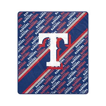 Pegasus Texas Rangers 50" x 60" Diagonal Lined Wordmark Ultra Soft Blanket