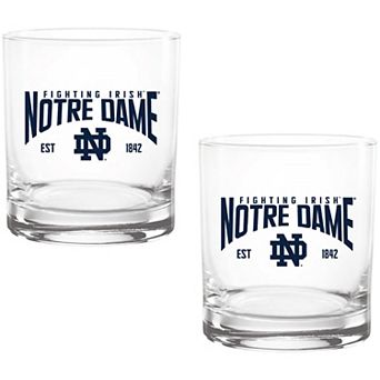 Notre Dame Fighting Irish Two-Pack 14oz. Established Rocks Glass Set