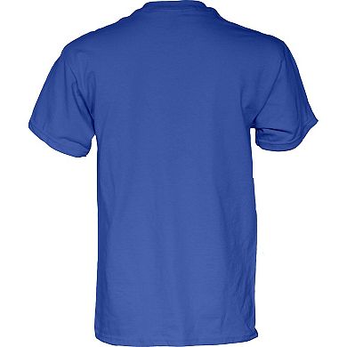 Unisex Blue 84 Royal Boise State Broncos Blue Print T-Shirt