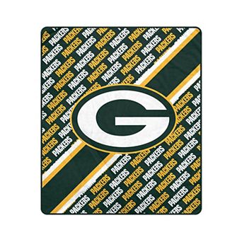 Pegasus Green Bay Packers 50" x 60" Diagonal Lined Wordmark Ultra Soft Blanket