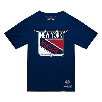 Men's Mitchell & Ness Navy New York Rangers Heritage T-Shirt