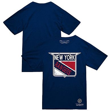 Men's Mitchell & Ness Navy New York Rangers Heritage T-Shirt