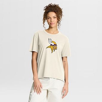 Women's Fanatics Cream Minnesota Vikings Dove Legacy T-Shirt