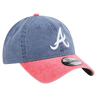 Men's New Era Navy/Red Atlanta Braves Select 9TWENTY Adjustable Hat