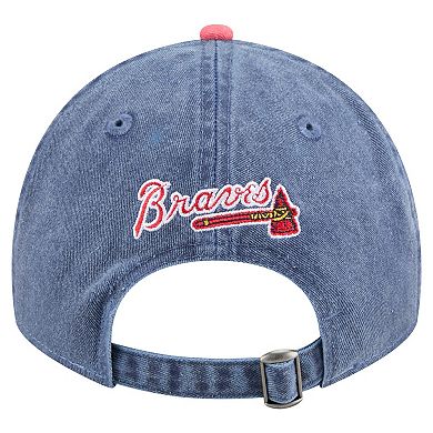 Men's New Era Navy/Red Atlanta Braves Select 9TWENTY Adjustable Hat