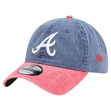 Men's New Era Navy/Red Atlanta Braves Select 9TWENTY Adjustable Hat