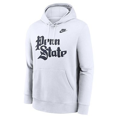 Men's Nike White Penn State Nittany Lions Vault Club Hoodie