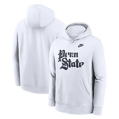 Men's Nike White Penn State Nittany Lions Vault Club Hoodie
